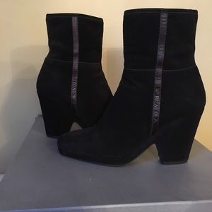 Prada Suede Booties
